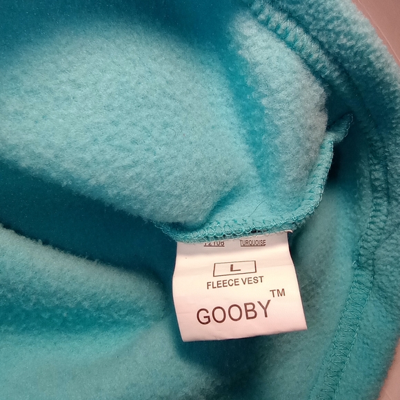 Gooby Stretch Fleece 100% Polyester Turquoise Dogs Pets Clothing Size Large - Picture 9 of 10